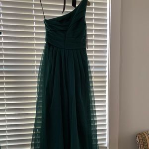 Vera Wang Bridesmaids Dress-Forrest Green